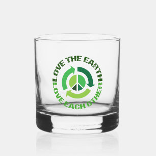 Vaso De Whiskey Amar al activista ambiental de la Tierra