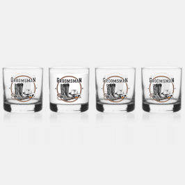 Vaso De Whiskey Amigo del novio