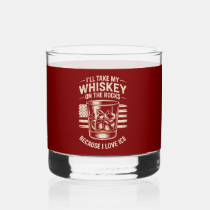 Vaso De Whiskey Amo a ICE Patriota Conservador