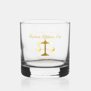 Vaso De Whiskey Año de clase de abogado capacitado para discutir