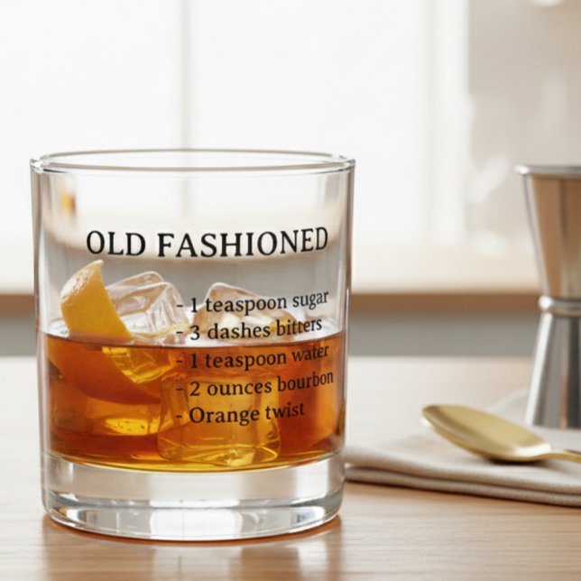 Vaso De Whiskey Antigua receta de moda Burton Whiskey (Subido por el creador)