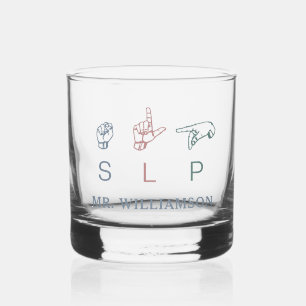Vaso De Whiskey Apreciación personalizada del patólogo de voz de S