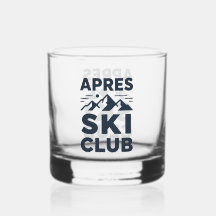 Apres Ski Club Logo de Montaña - Hombres de Invier