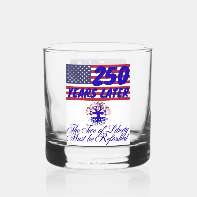 Vaso de Whiskey Árbol de la Libertad (Reverso )