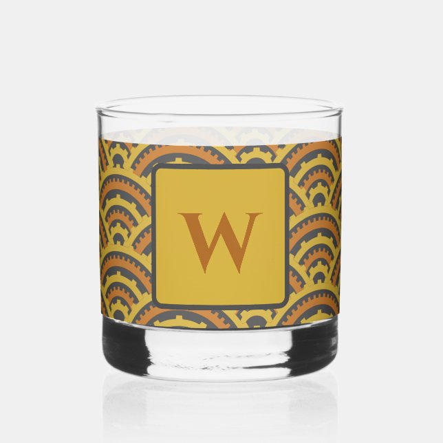 Vaso De Whiskey Arcos de tiempo (Anverso)