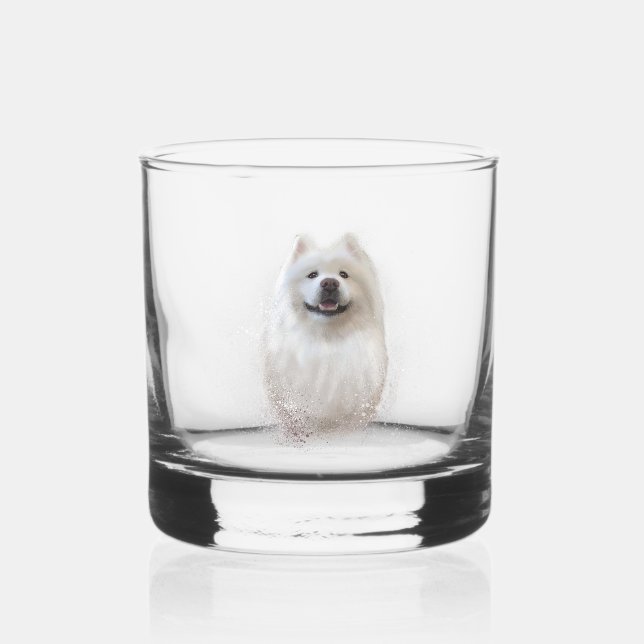 Vaso De Whiskey Ari la colección Samoyed (Anverso)