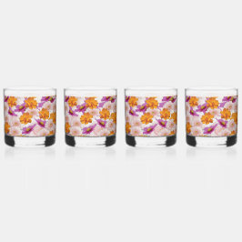 Vaso De Whiskey Armonía floral