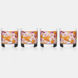 Vaso De Whiskey Armonía floral