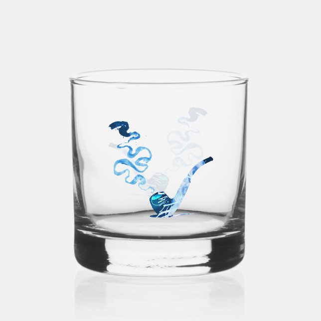 Vaso De Whiskey Arte de fumar en pipa 2 (Anverso)