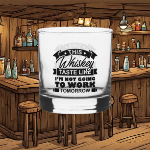 Vaso De Whiskey Arte de palabras divertidas al beber palabras