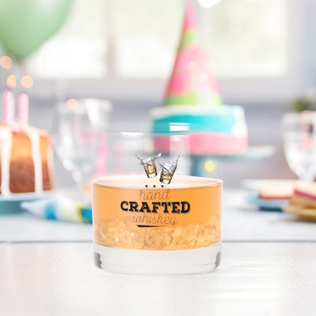 Vaso De Whiskey artesanal (Insitu (Cumpleaños))