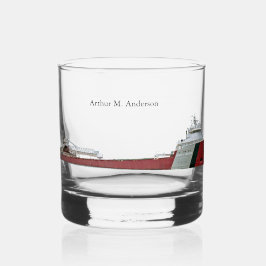 Vaso De Whiskey Arthur M. Anderson glass