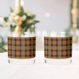 Vaso De Whiskey Autumn Plaid