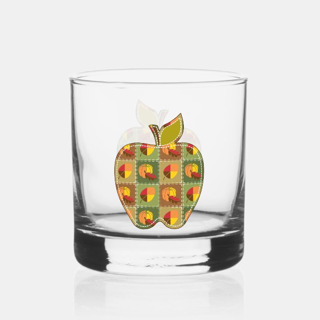 Vaso De Whiskey Autumn Quilt (Anverso)