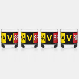 Vaso De Whiskey Aviador - AV8R -