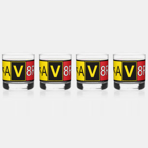 Vaso De Whiskey Aviador - AV8R -