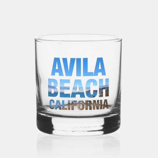 Vaso De Whiskey Avila Beach California Vacation (Anverso)