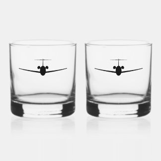 Vaso De Whiskey Avión Jet