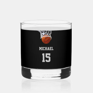 Vaso De Whiskey Baloncesto Tu Nombre