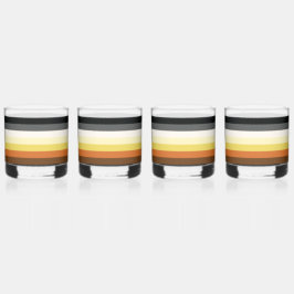 Vaso De Whiskey Bandas de Orgullo de Oso