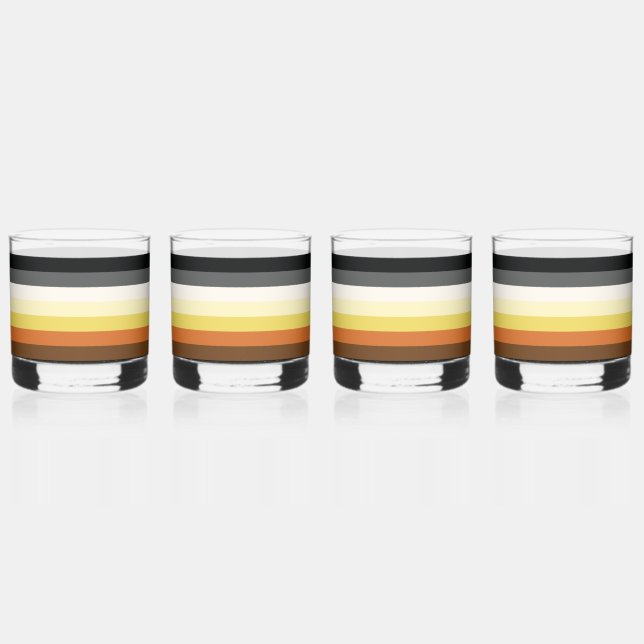 Vaso De Whiskey Bandas de Orgullo de Oso (Derecha)