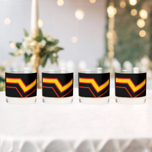 Vaso De Whiskey Bandera de orgullo de goma de SlipperyJoe flechas