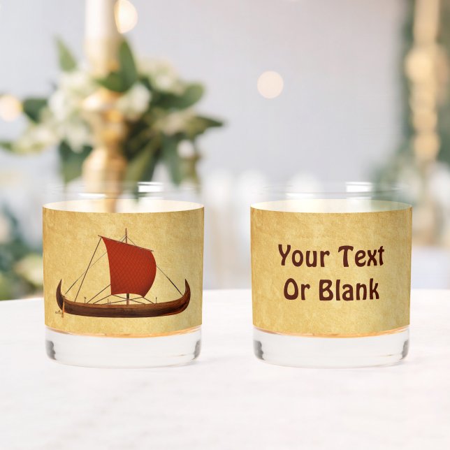 Vaso De Whiskey Barco de Viaje de Navegación Roja II (Insitu (Boda))
