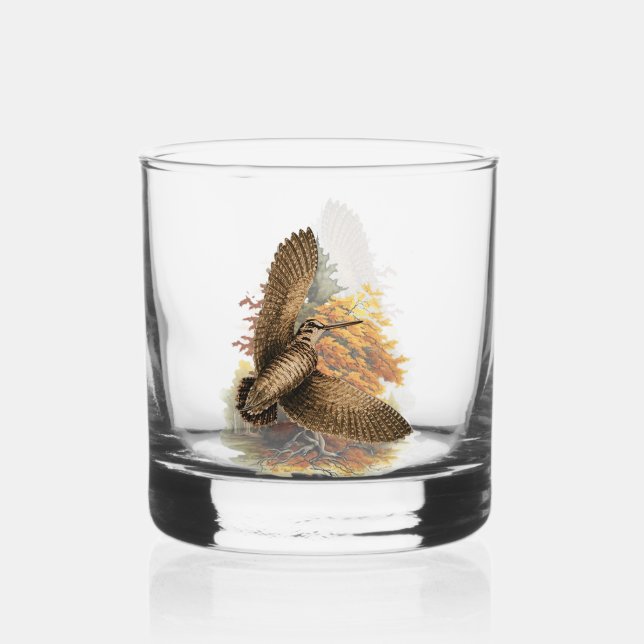 Vaso De Whiskey Becada  (Anverso)