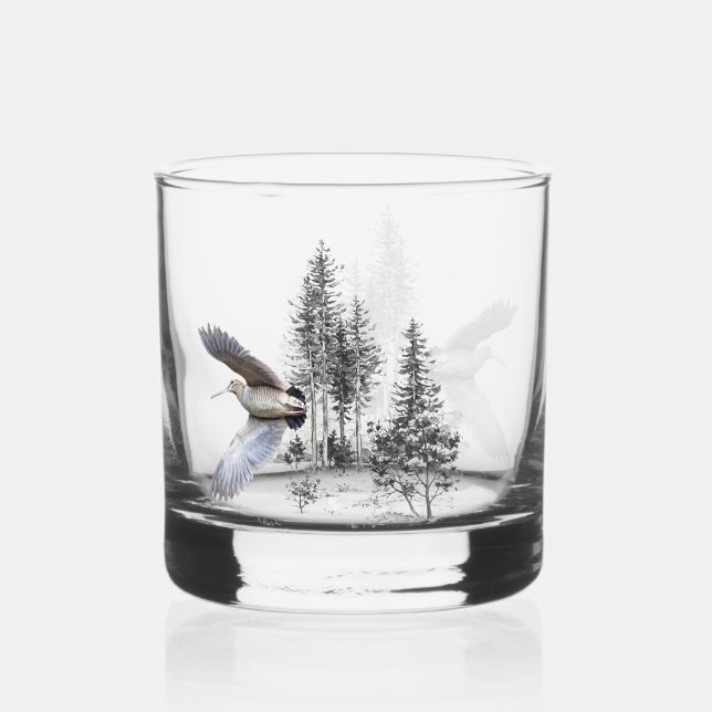Vaso De Whiskey Becada (Anverso)