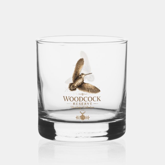 Vaso De Whiskey Becada  (Anverso)