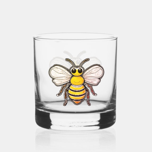 Vaso De Whiskey Bee Dazzling  (Anverso)