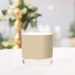 Vaso De Whiskey Beige Champagne<br><div class="desc">El beige champán es una mezcla suave y pálida de beige y dorado claro, besada con sutiles matices de amarillo cálido o rosa. Inspirado en la elegancia atemporal del vino espumoso, este color evoca lujo, sofisticación y celebración. Su brillo discreto lo convierte en un favorito para bodas, eventos corporativos y...</div>