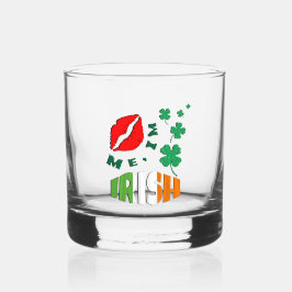 Vaso De Whiskey Bésame, soy el día de los patricks irlandeses