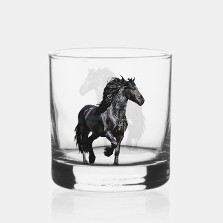 Vaso De Whiskey Black horse