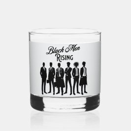Vaso De Whiskey Black Man's Gift Set Whiskey Glass