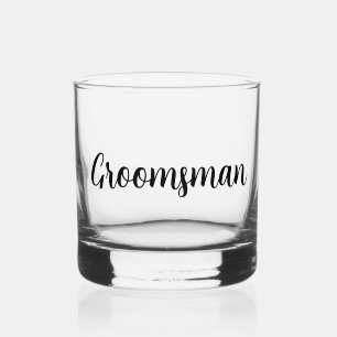 Vaso De Whiskey Boda Groomsman