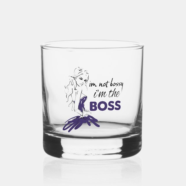 Vaso De Whiskey Bossy (Anverso)