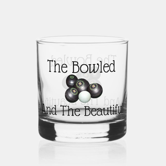 Vaso De Whiskey Bowls De Césped Y La Hermosa, (Anverso)