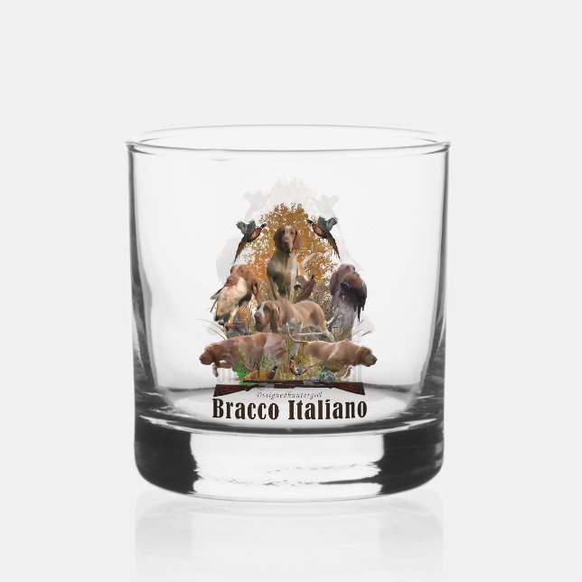 Vaso De Whiskey Bracco italiano (Anverso)