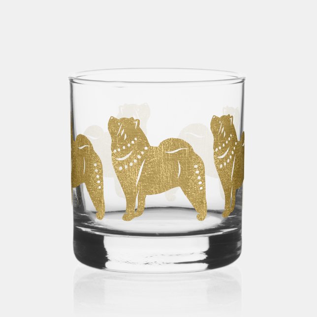 Vaso De Whiskey Brillante Thang Smooth Chow Rocks Glass (Izquierda)