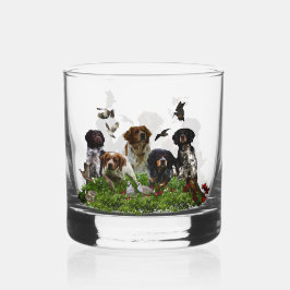 Vaso De Whiskey Brittany Spaniel y chocha
