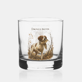 Vaso De Whiskey Brittany Spaniel y chocha
