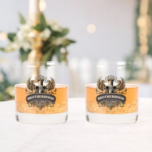 Vaso De Whiskey Brotherhood Cigar Company  (Insitu (Boda))