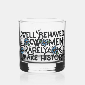Vaso De Whiskey Bueno, las mujeres portadoras rara vez hacen histo