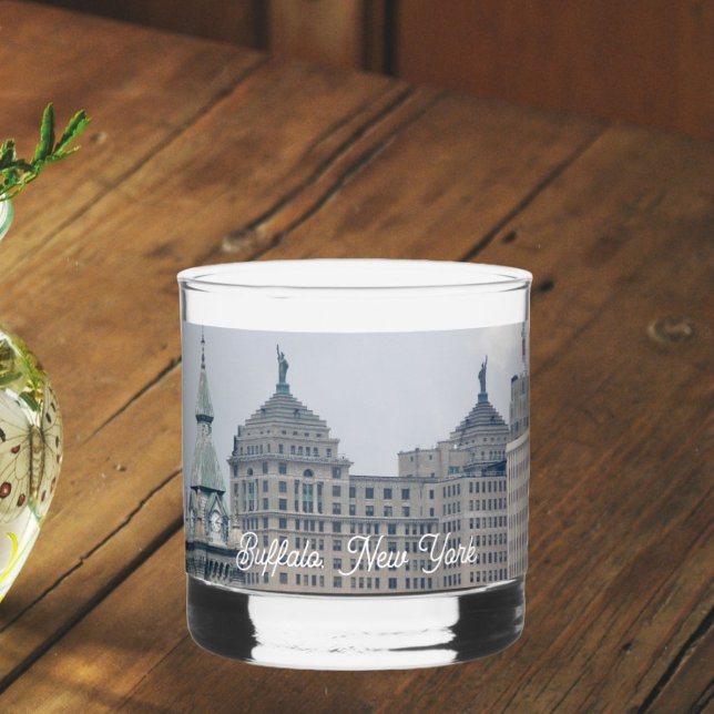 Vaso De Whiskey Búfalo, monumentos históricos de Nueva York (In Situ Table)