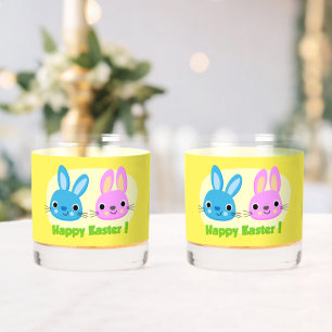 VASO DE WHISKEY BUNNES "FELIZ"