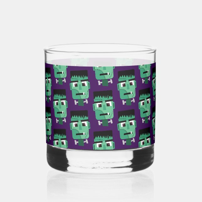 Vaso De Whiskey Cabeza de Frankenstein Monster (Anverso)