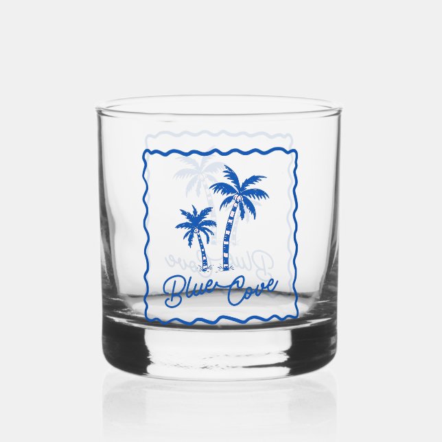 Vaso De Whiskey Cala Azul (Anverso)