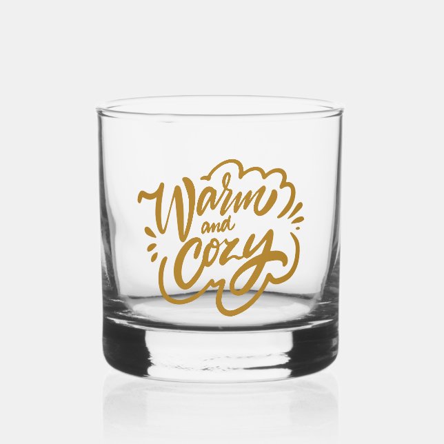 Vaso De Whiskey Cálido y acogedor (Anverso)