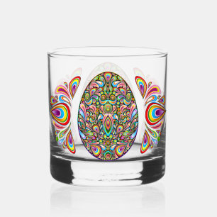 Vaso De Whiskey Camiseta Orgánica para Niños con Diseño Psicodélic